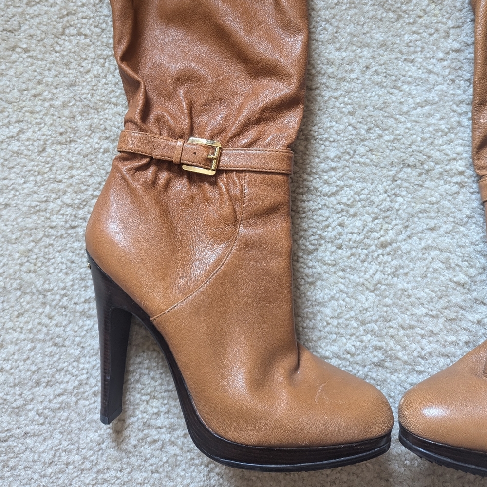 Michael Kors leather boots - Picture 2 of 5